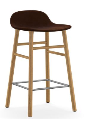 Form Barstool Barhocker H 65 cm Holz Gepolstert Normann Copenhagen